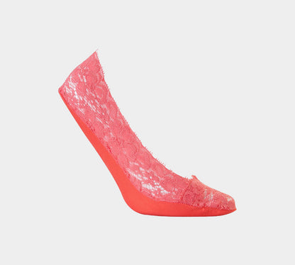 1 Pair High Quality Laced Design Invisible Socks