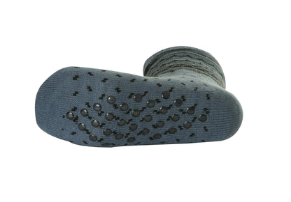 HERREN 4,7 TOG THERMALFLEECE SHERPA-FUTTER SLIPPER GRIPPER SOCKEN Blau