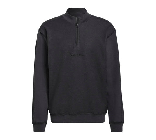 Adidas - Sweat-shirt Loopback à quart de zip