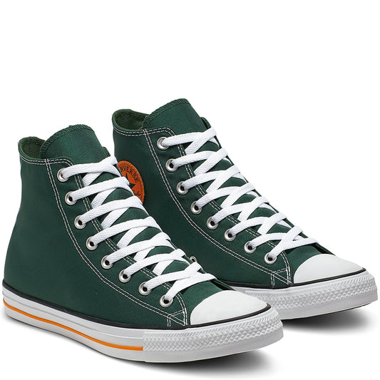 Converse CTAS HI 164412C Green/Orange Womens UK 3-8